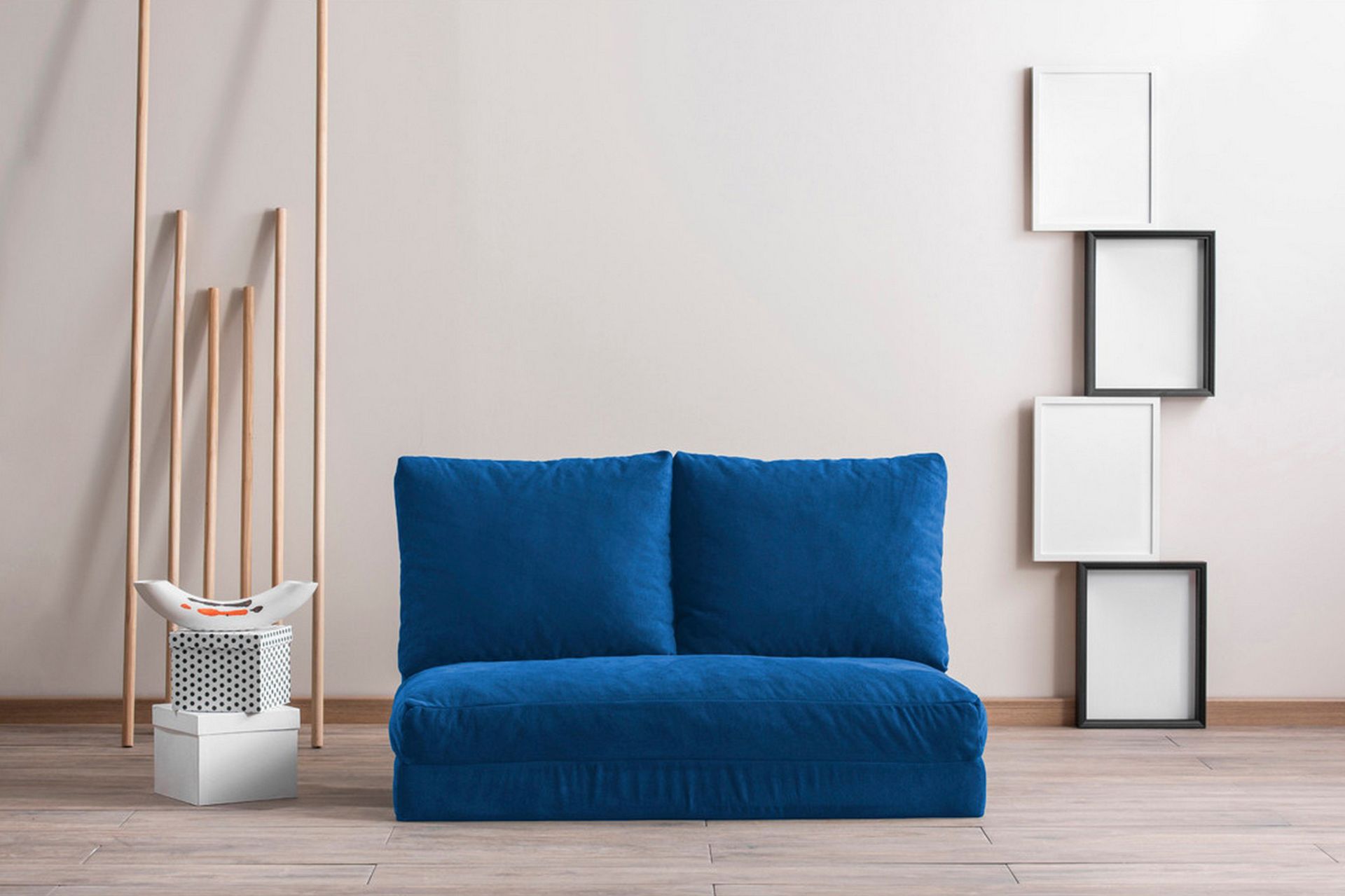 Maydena Sovesofa 2-seters 120x185 - Blå - Møbler - Sofaer - Sovesofaer