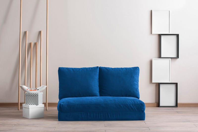 Maydena Sovesofa 2-seters 120x185 - Blå - Møbler - Sofaer - Sovesofaer