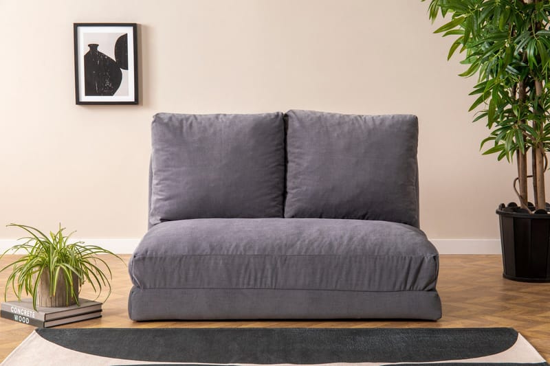 Maydena Sovesofa 2-seters 120x185 - Grå - Møbler - Sofaer - Sovesofaer