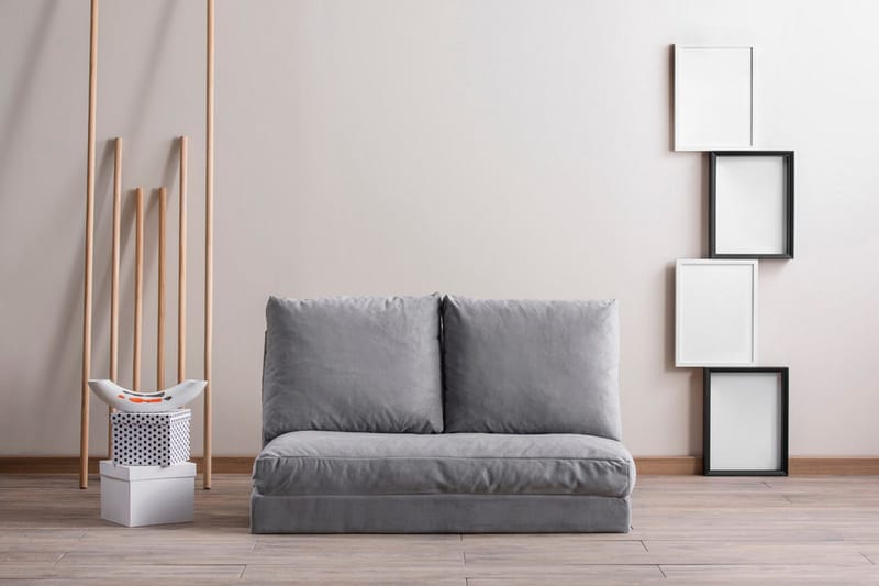 Maydena Sovesofa 2-seters 120x185 - Grå - Møbler - Sofaer - Sovesofaer