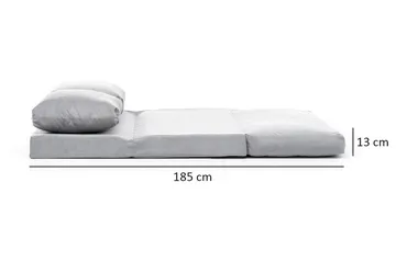 Maydena Sovesofa 2-seters 120x185 - Grå - Møbler - Sofaer - Sovesofaer