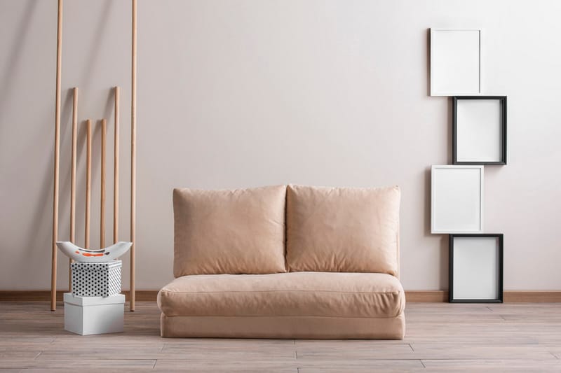 Maydena Sovesofa 2-seters 120x185 - Krem - Møbler - Sofaer - Sovesofaer