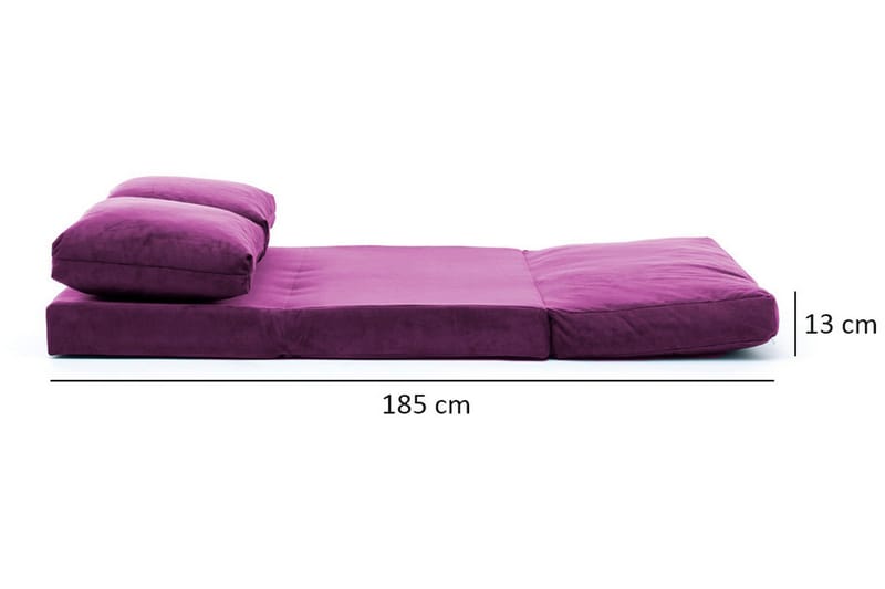 Maydena Sovesofa 2-seters 120x185 - Lilla - Sovesofaer - 2 seters sovesofa