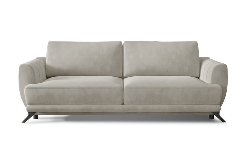 Megis 3-sits Sovesofa - Beige - Sovesofaer - 3 seters sovesofa