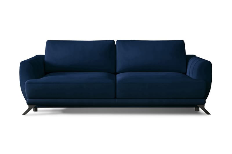 Megis 3-sits Sovesofa - Blå - Sovesofaer - 3 seters sovesofa