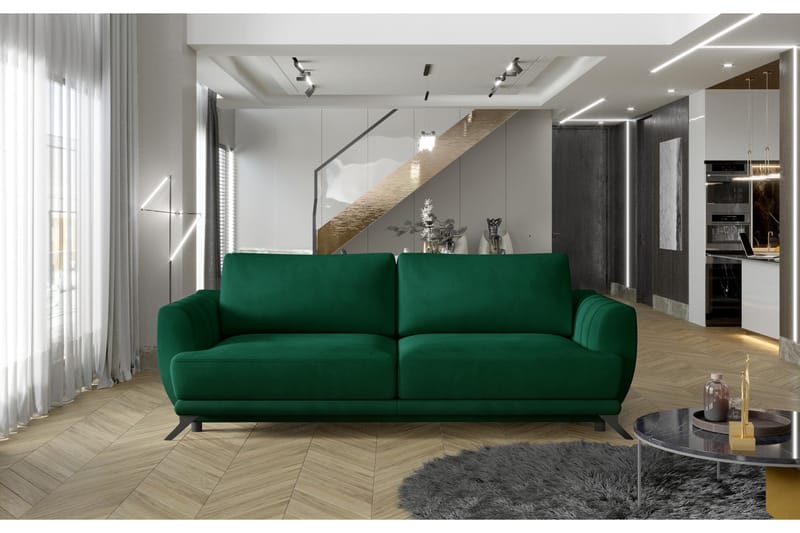 Megis 3-sits Sovesofa - Grønn - Møbler - Sofaer - Sovesofaer
