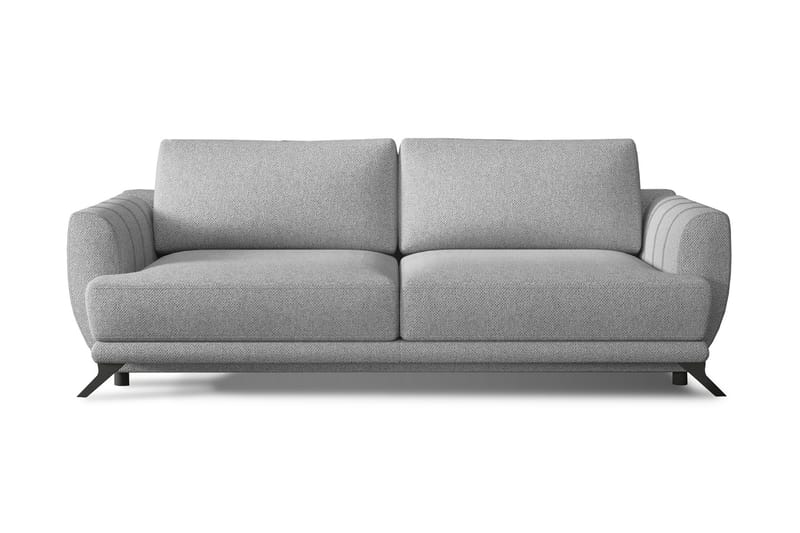 Megis 3-sits Sovesofa - Lysegrå - Sovesofaer - 3 seters sovesofa