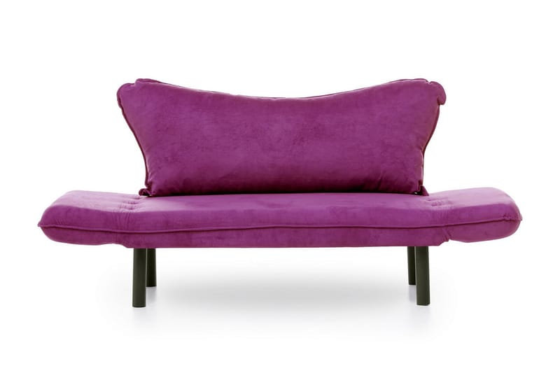 Mezonzo 2-seter Sovesofa 65x180 cm i Fløyel - Lilla - Møbler - Sofaer - Sovesofaer