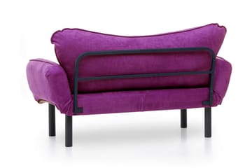 Mezonzo 2-seter Sovesofa 65x180 cm i Fløyel - Lilla - Møbler - Sofaer - Sovesofaer