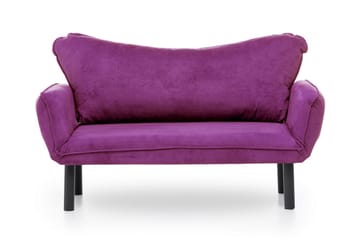 Mezonzo 2-seter Sovesofa 65x180 cm i Fløyel - Lilla - Møbler - Sofaer - Sovesofaer