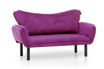 Mezonzo 2-seter Sovesofa 65x180 cm i Fløyel - Lilla - Møbler - Sofaer - Sovesofaer