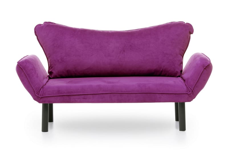 Mezonzo 2-seter Sovesofa 65x180 cm i Fløyel - Lilla - Møbler - Sofaer - Sovesofaer