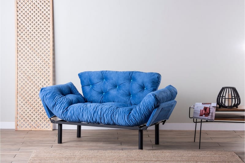 Mezonzo 2-seter Sovesofa - Blå - Møbler - Sofaer - Sovesofaer