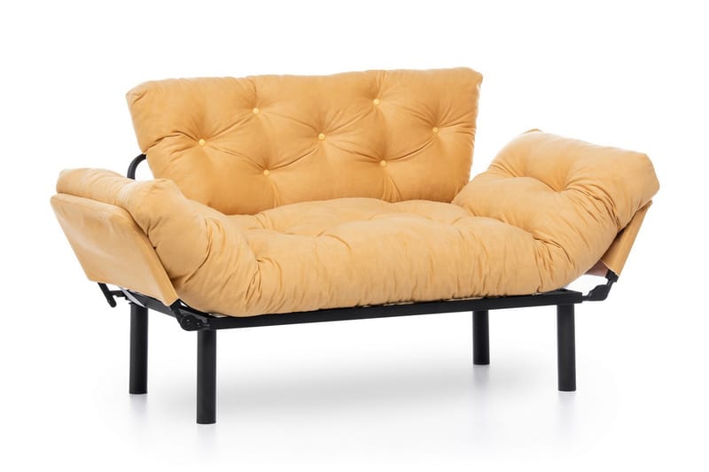 Mezonzo 2-seter Sovesofa - Gul - Møbler - Sofaer - Sovesofaer