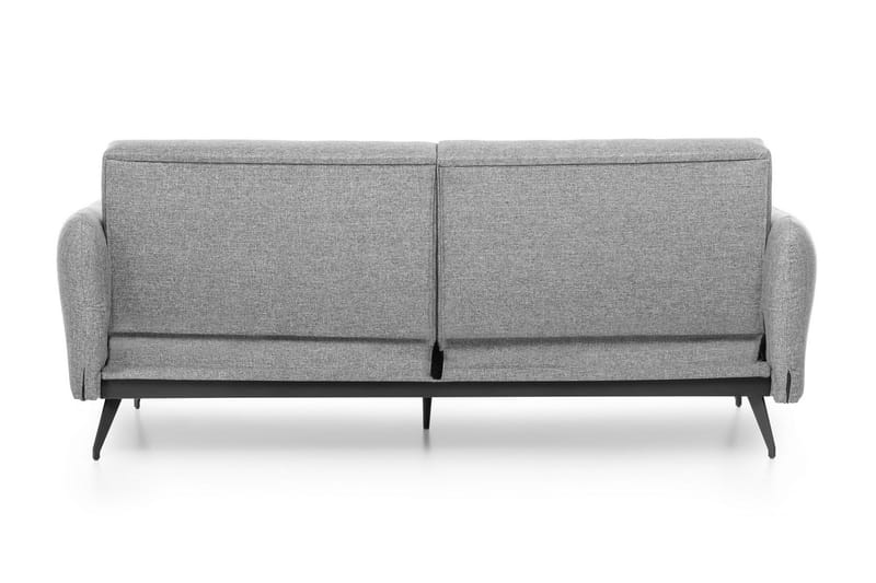 Mezonzo 3-seter Rektangulær Sovesofa 125x190 cm i Stoff - Grå - Møbler - Sofaer - Sovesofaer