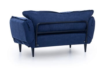 Mezonzo 3-seter Rektangulær Sovesofa 50x190 cm i Stoff - Blå - Møbler - Sofaer - Sovesofaer