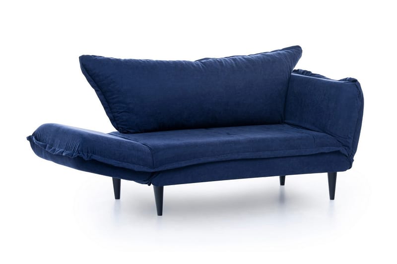 Mezonzo 3-seter Rektangulær Sovesofa 50x190 cm i Stoff - Blå - Møbler - Sofaer - Sovesofaer
