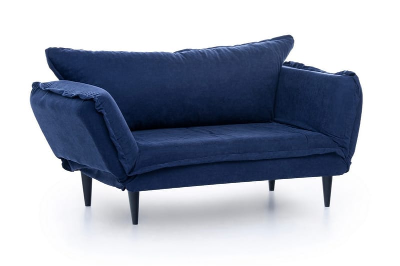 Mezonzo 3-seter Rektangulær Sovesofa 50x190 cm i Stoff - Blå - Møbler - Sofaer - Sovesofaer