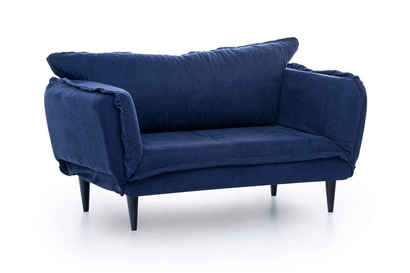 Mezonzo 3-seter Rektangulær Sovesofa 50x190 cm i Stoff - Blå - Møbler - Sofaer - Sovesofaer