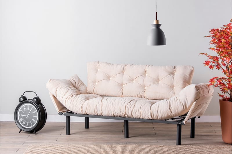 Mezonzo 3-seter Sovesofa - Beige - Sovesofaer - 3 seters sovesofa