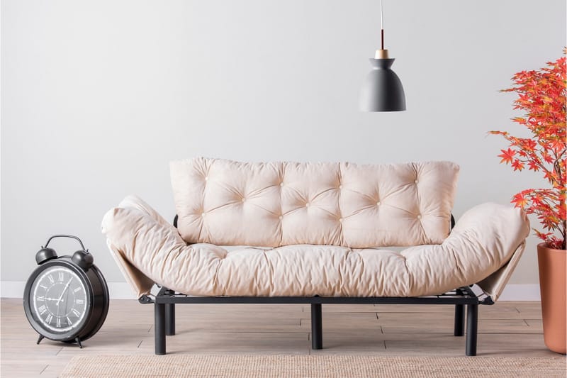 Mezonzo 3-seter Sovesofa - Beige - Sovesofaer - 3 seters sovesofa