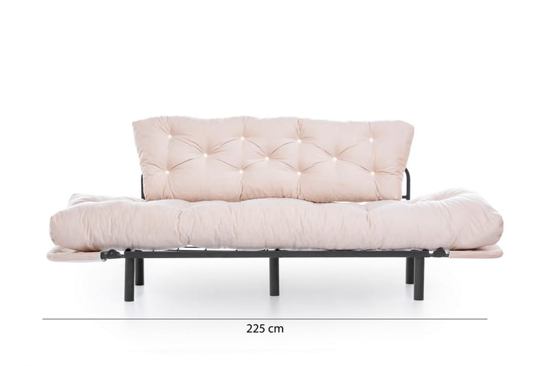 Mezonzo 3-seter Sovesofa - Beige - Sovesofaer - 3 seters sovesofa