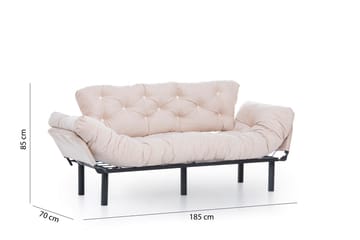 Mezonzo 3-seter Sovesofa - Beige - Møbler - Sofaer - Sovesofaer