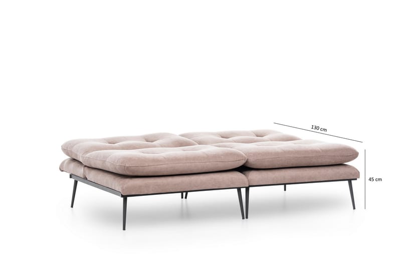 Mezonzo 3-seter Sovesofa - Brun - Møbler - Sofaer - Sovesofaer