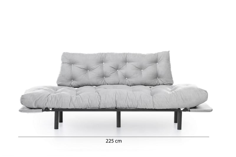 Mezonzo 3-seter Sovesofa - Grå - Møbler - Sofaer - Sovesofaer