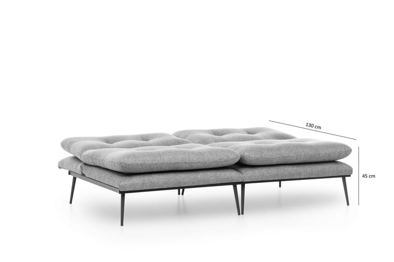 Mezonzo 3-seter Sovesofa - Grå - Møbler - Sofaer - Sovesofaer