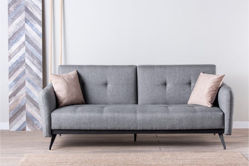 Mezonzo 3-seter Sovesofa - Grå - Møbler - Sofaer - Sovesofaer