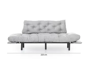Mezonzo 3-seter Sovesofa - Grå - Møbler - Sofaer - Sovesofaer