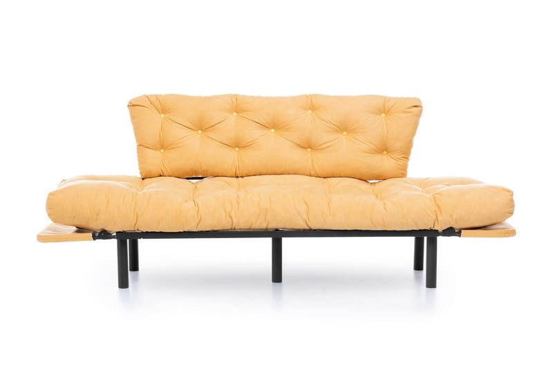 Mezonzo 3-seter Sovesofa - Gul - Sovesofaer - 3 seters sovesofa