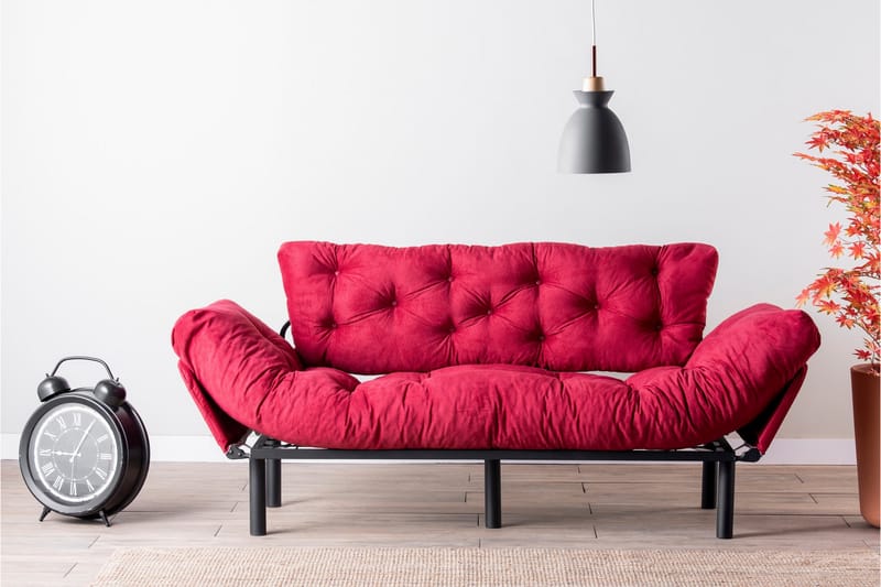 Mezonzo 3-seter Sovesofa - Rød - Møbler - Sofaer - Sovesofaer