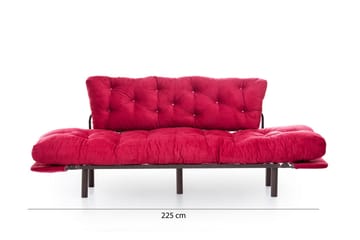 Mezonzo 3-seter Sovesofa - Rød - Møbler - Sofaer - Sovesofaer