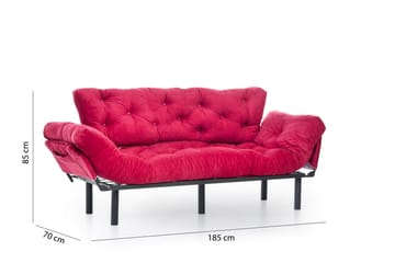Mezonzo 3-seter Sovesofa - Rød - Møbler - Sofaer - Sovesofaer