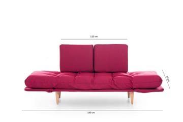 Mezonzo 3-seter Sovesofa - Rød - Møbler - Sofaer - Sovesofaer