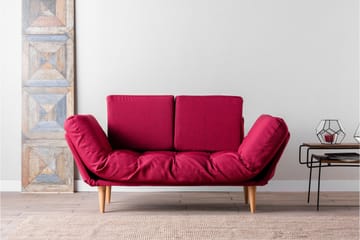 Mezonzo 3-seter Sovesofa - Rød - Møbler - Sofaer - Sovesofaer
