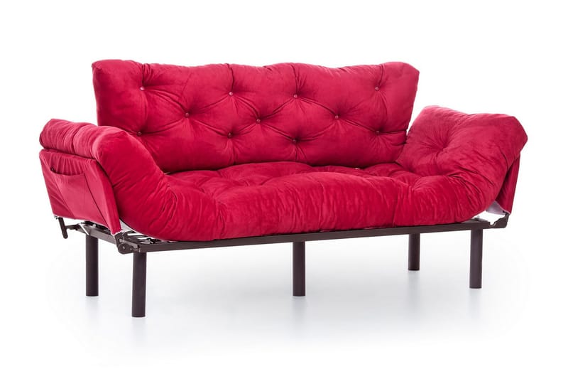 Mezonzo 3-seter Sovesofa - Rød - Møbler - Sofaer - Sovesofaer