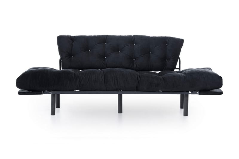 Mezonzo 3-seter Sovesofa - Svart - Møbler - Sofaer - Sovesofaer