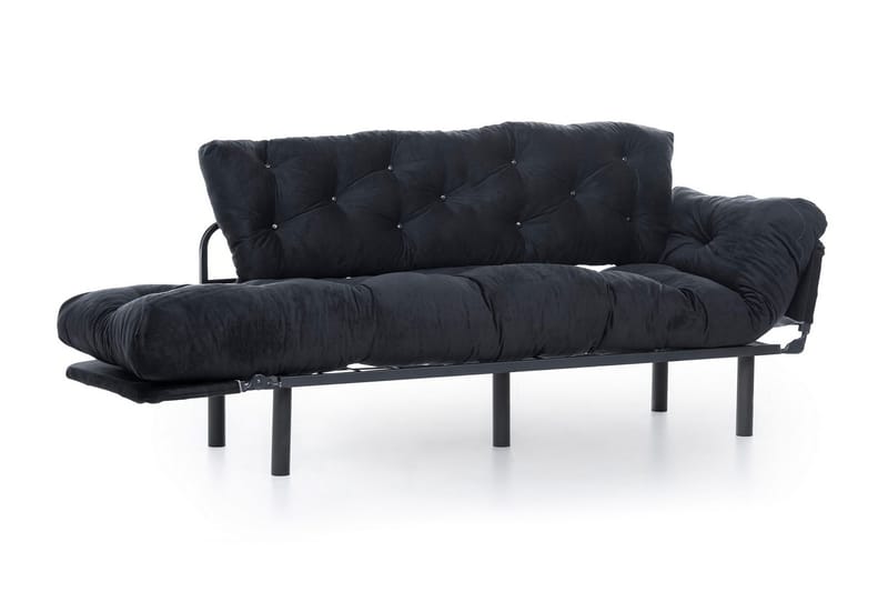 Mezonzo 3-seter Sovesofa - Svart - Møbler - Sofaer - Sovesofaer