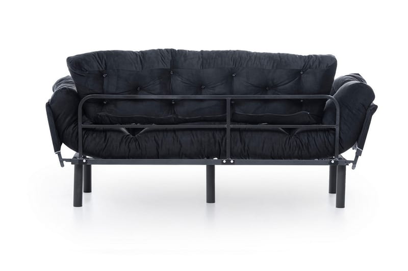 Mezonzo 3-seter Sovesofa - Svart - Møbler - Sofaer - Sovesofaer