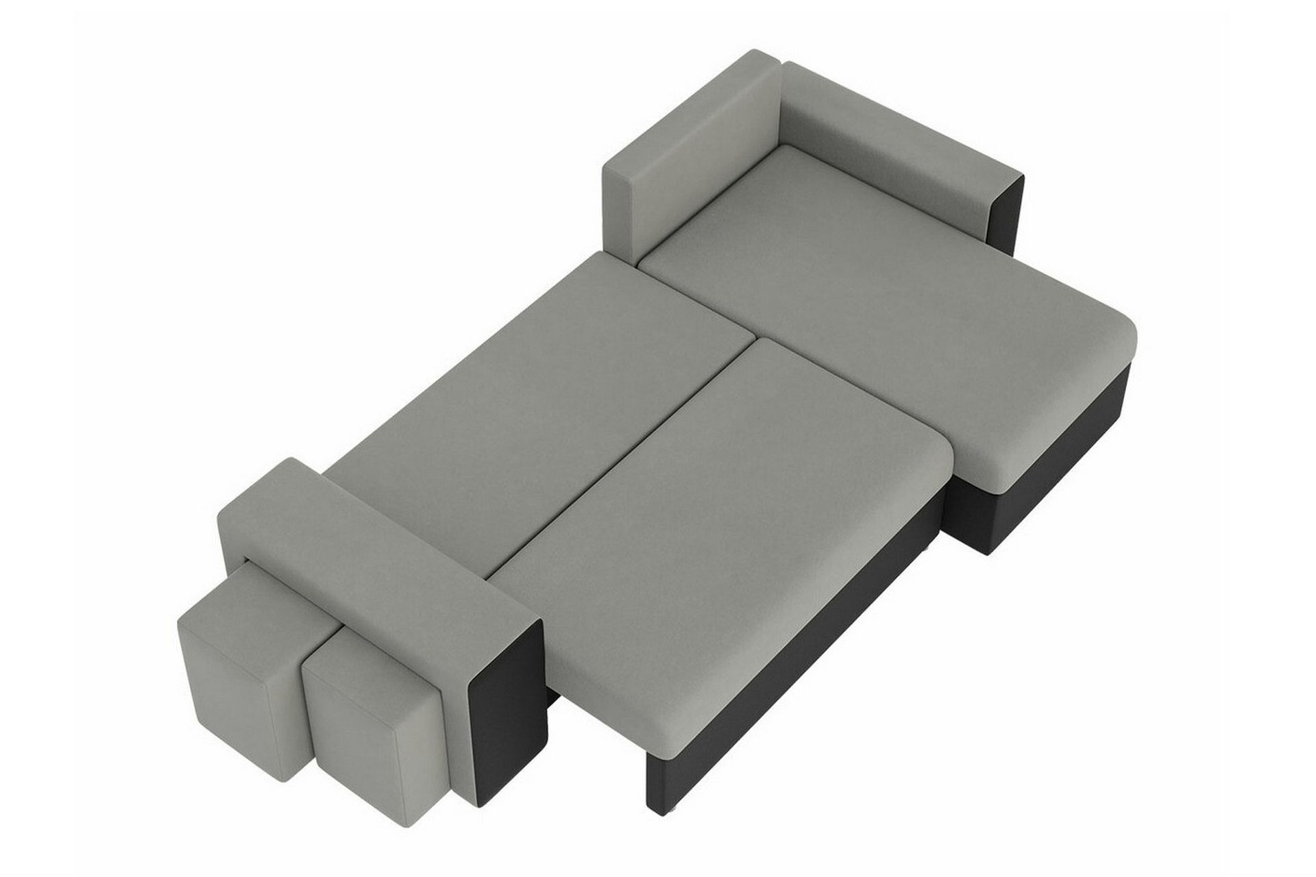Midfeld 3-seters Hjørnesovesofa - Beige - Møbler - Sofaer - Sovesofaer