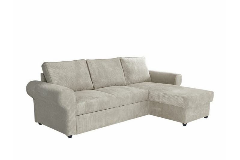 Midfeld 3-seters Hjørnesovesofa - Beige - Møbler - Sofaer - Sovesofaer