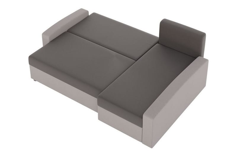 Midfeld 3-seters Hjørnesovesofa - Beige/Brun - Sovesofaer - Hjørnesovesofa