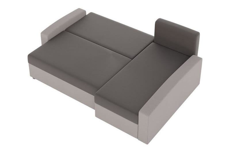 Midfeld 3-seters Hjørnesovesofa - Brun/Svart - Møbler - Sofaer - Sovesofaer