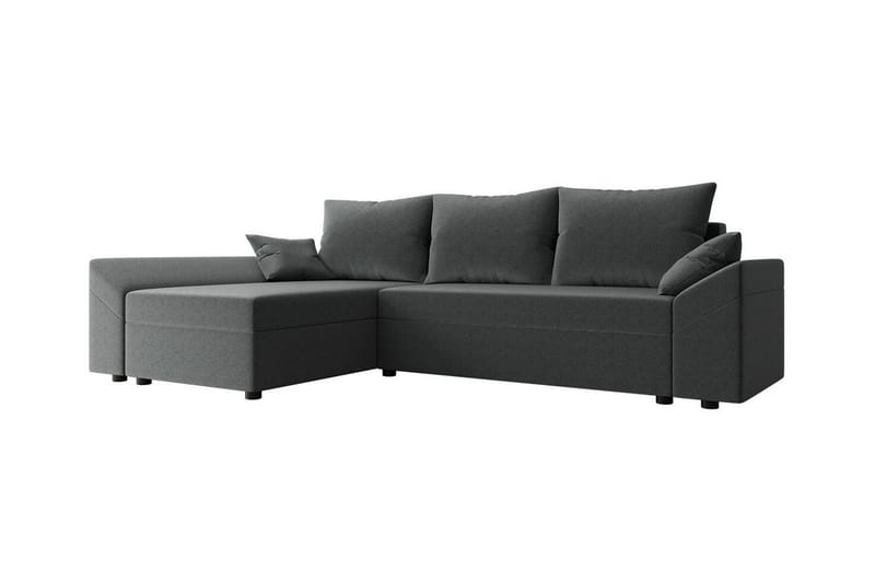 Midfeld 3-seters Hjørnesovesofa - Grå - Møbler - Sofaer - Sovesofaer