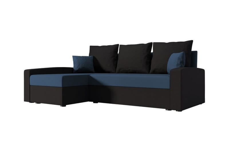 Midfeld 3-seters Hjørnesovesofa - Mørkeblå - Møbler - Sofaer - Sovesofaer