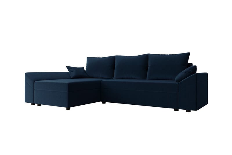 Midfeld 3-seters Hjørnesovesofa - Mørkeblå - Møbler - Sofaer - Sovesofaer