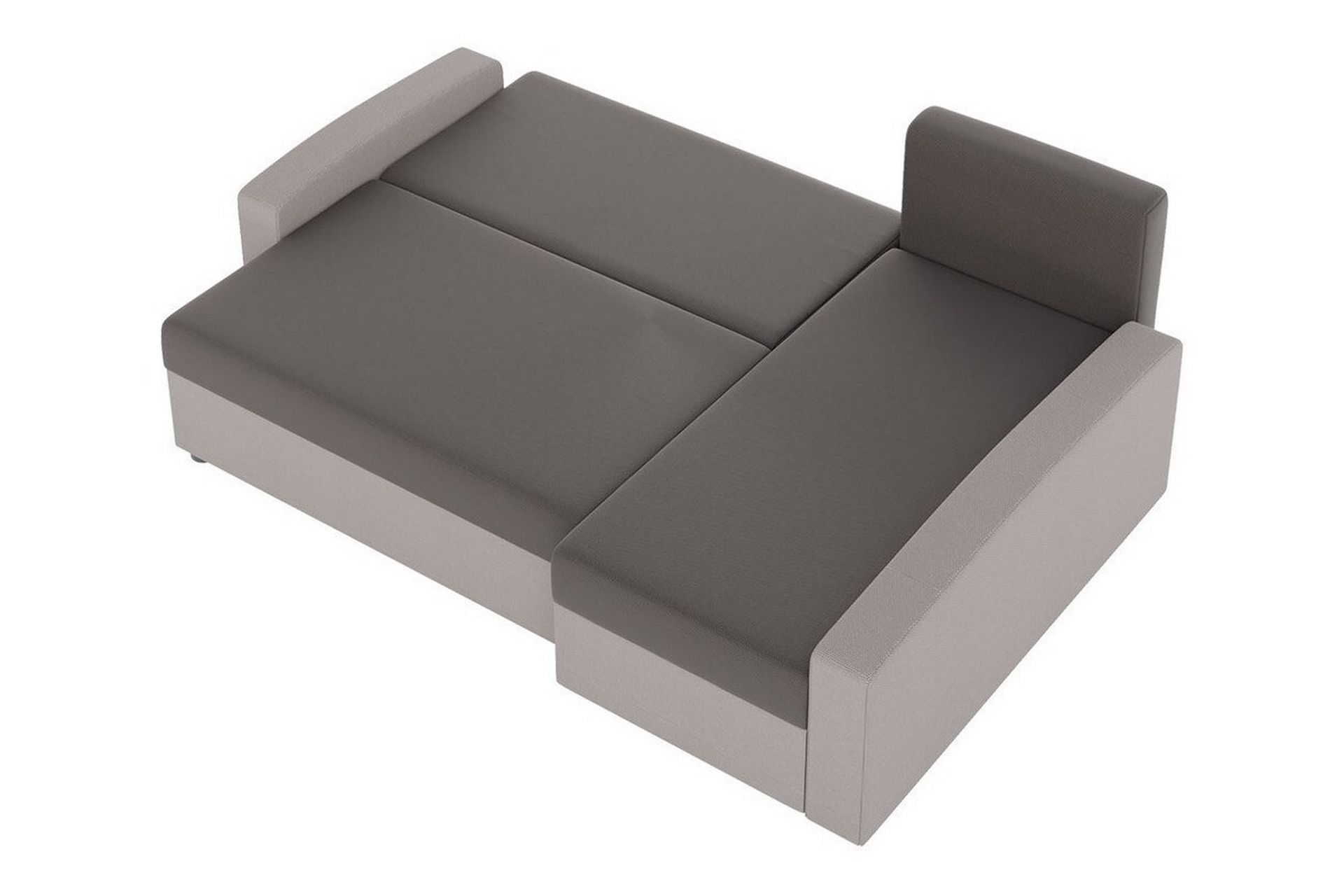 Midfeld 3-seters Hjørnesovesofa - Mørkebrun - Møbler - Sofaer - Sovesofaer